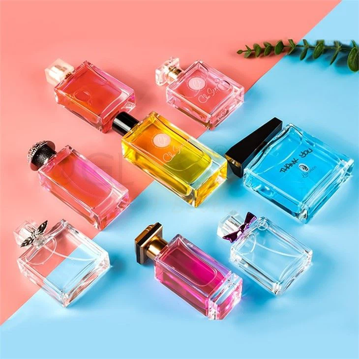 Personalized Perfume Bottle With Perfume Sprayer And Fancy Cap